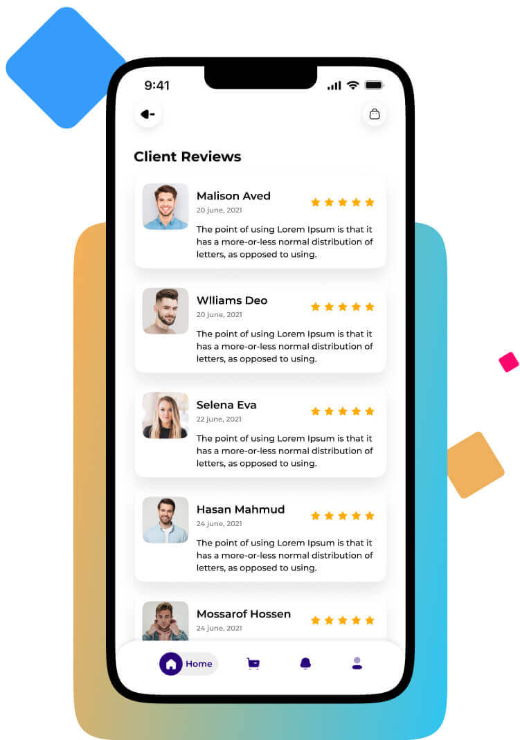 Product Review/Rating Services For Ecommerce app